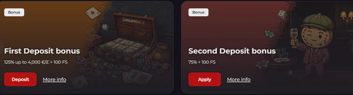 CrumBet Bonuses